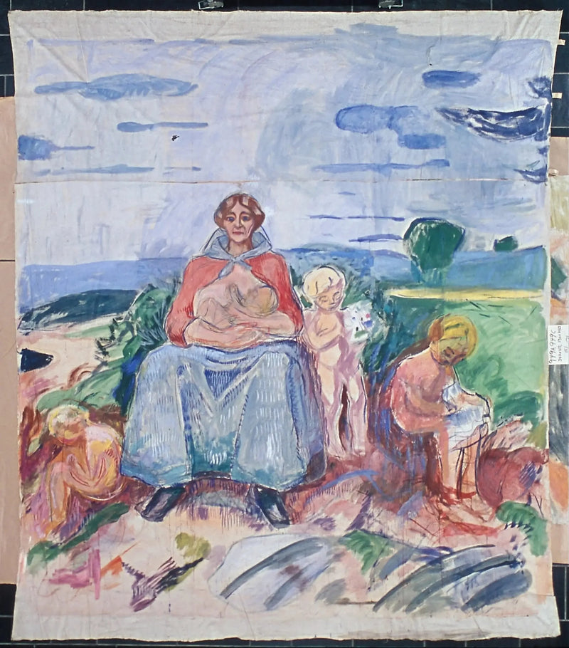Alma Mater: centrale deel - Edvard Munch