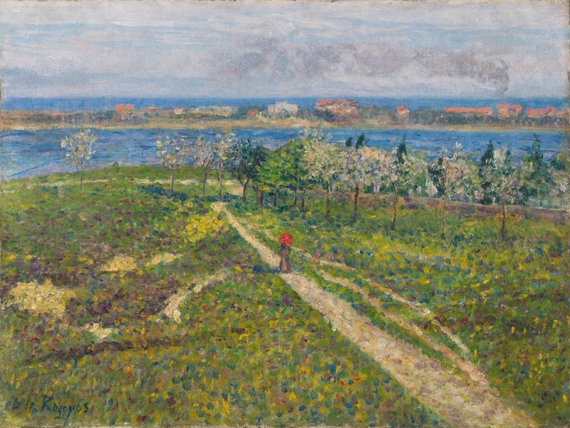 Amandelen in bloei - Darío de Regoyos