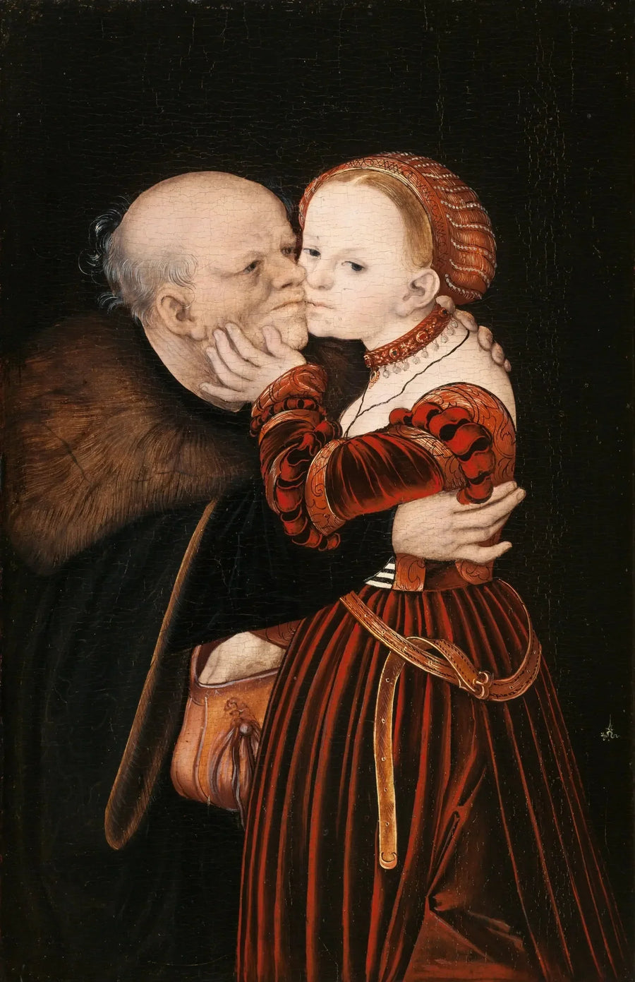 Onverstandige geliefden - Lucas Cranach de Oudere
