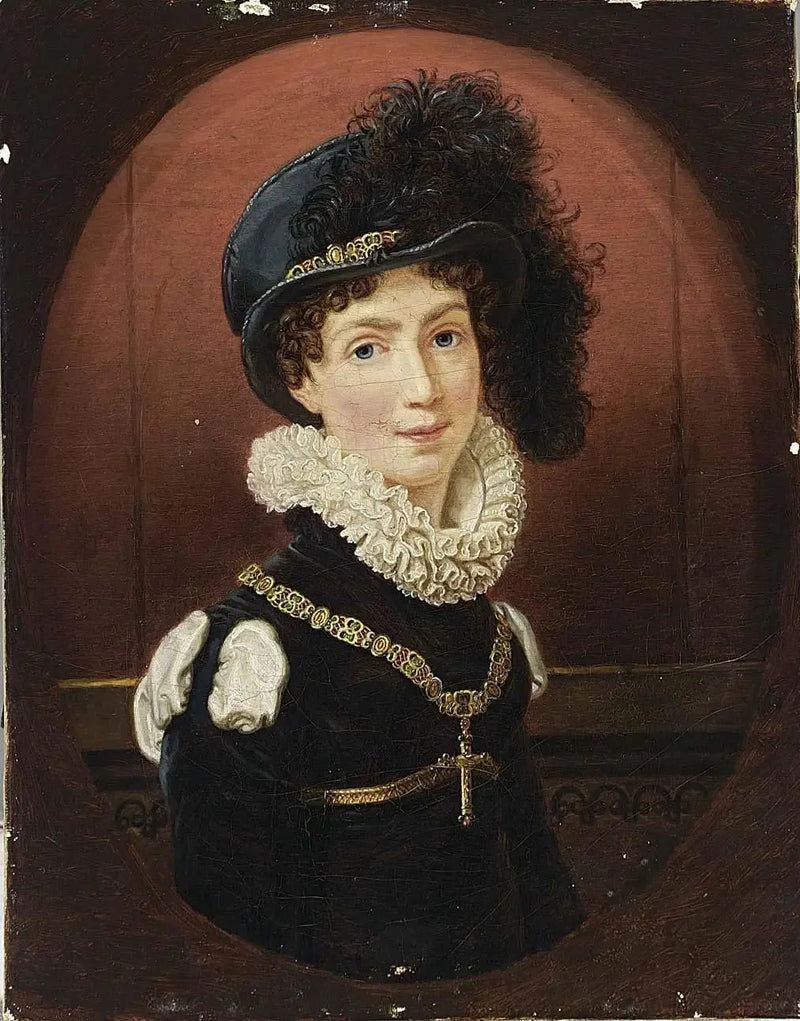 Amélie de Leuchtenberg, toekomstige keizerin van Brazilië (1812-1873) - Joseph Karl Stieler