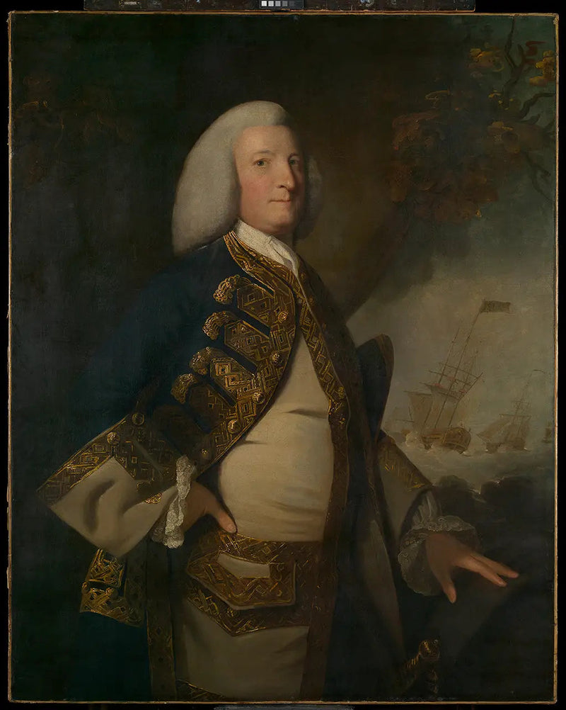 Admiraal Sir George Anson, 1e baron Anson (1697-1762) - Joshua Reynolds

Source:
Amiral Sir George Anson, 1er baron Anson (1697-1762) - Joshua Reynolds