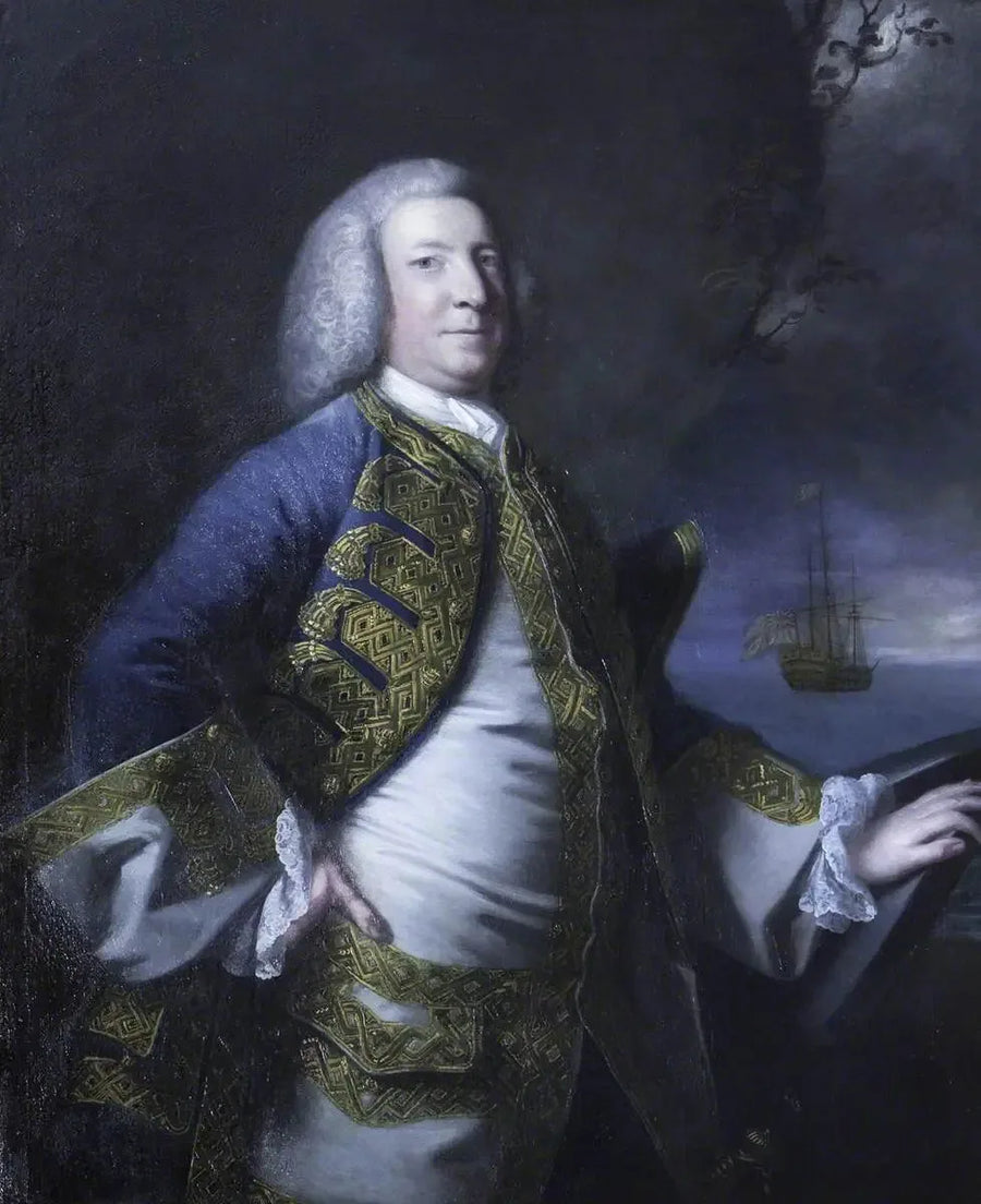 Admiraal Sir George Anson, baron Anson de Soberton (1697-1762) - Joshua Reynolds

Source:
Amiral Sir George Anson, baron Anson de Soberton (1697-1762) - Joshua Reynolds