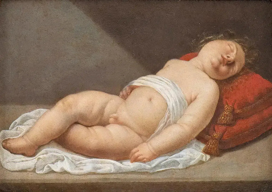 Slapende liefde - Artemisia Gentileschi