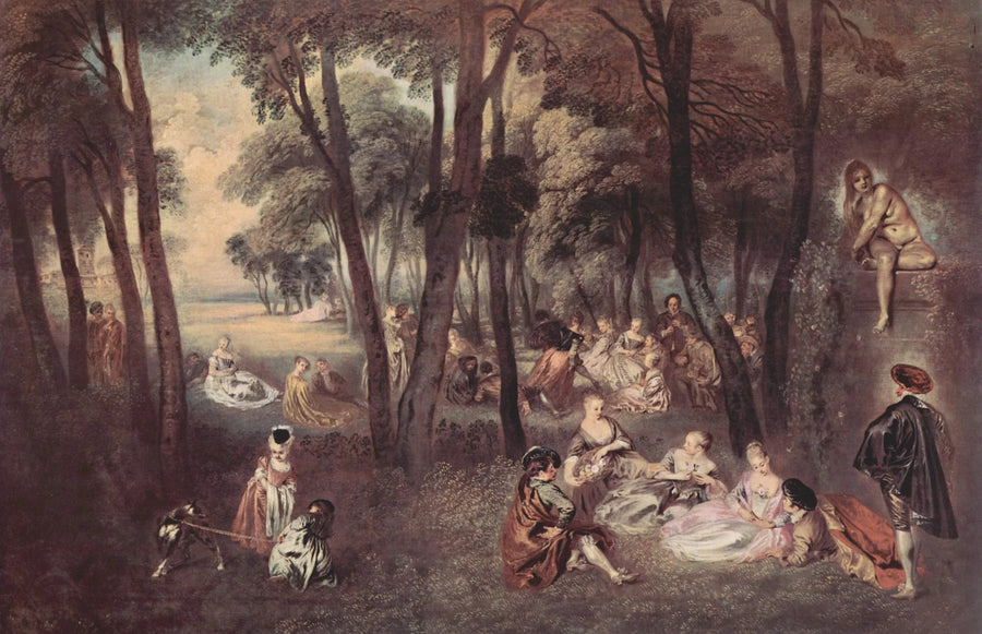 Landelijke Amusements - Antoine Watteau