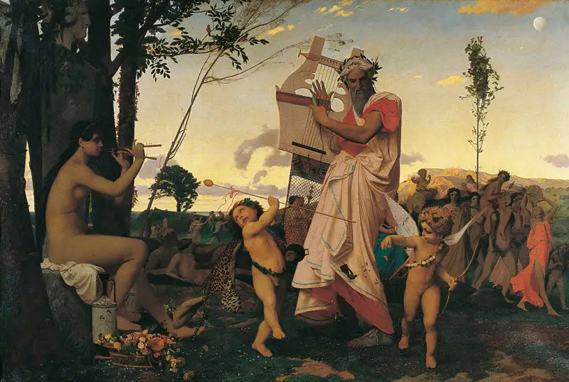 Anacreon, Bacchus en de Liefde - Jean-Léon Gérôme
