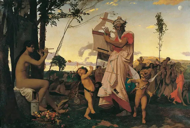 Anacreon, Bacchus en de Liefde - Jean-Léon Gérôme