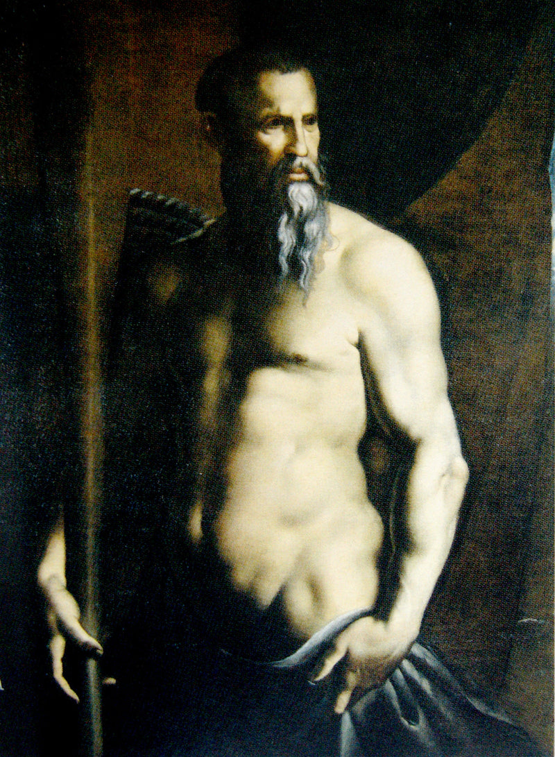 Andrea Doria in de rol van Neptunus - Bronzino