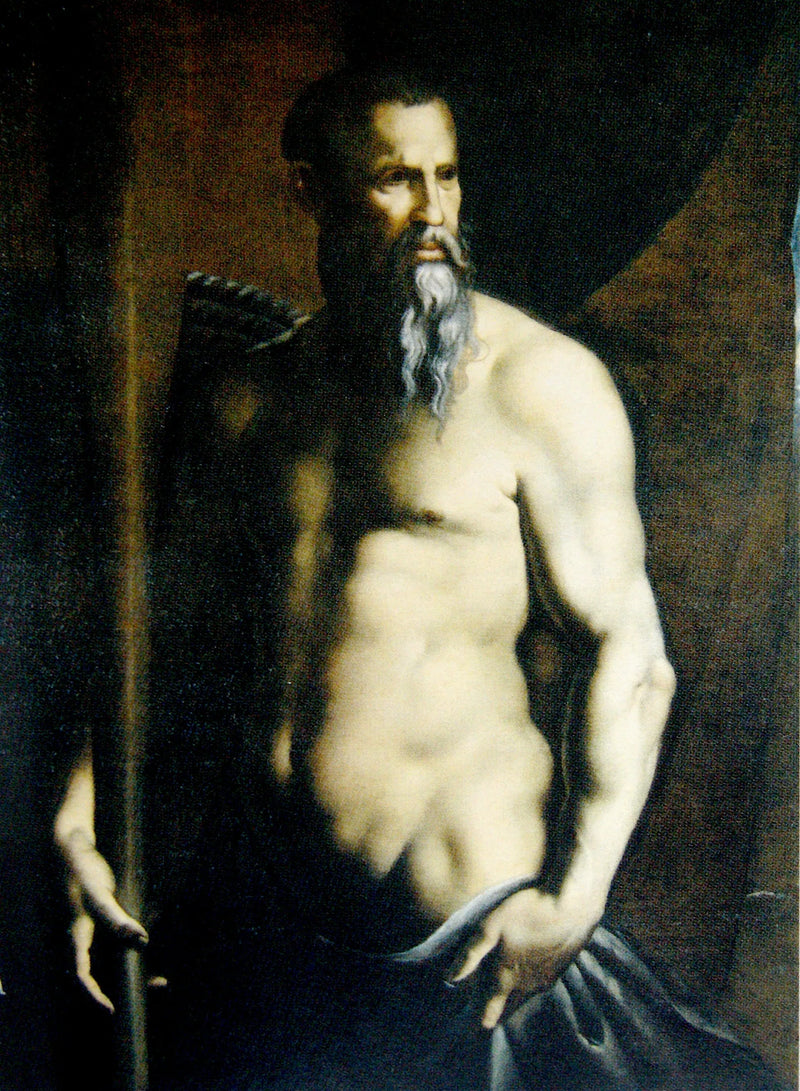 Andrea Doria in de rol van Neptunus - Bronzino
