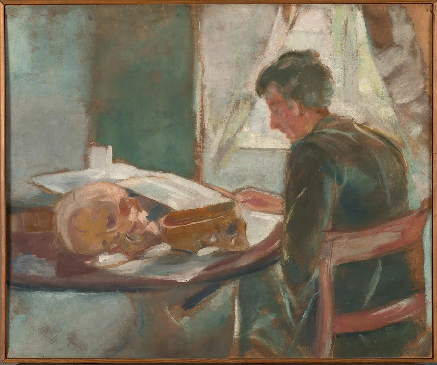 Andreas Munch anatomie student - Edvard Munch