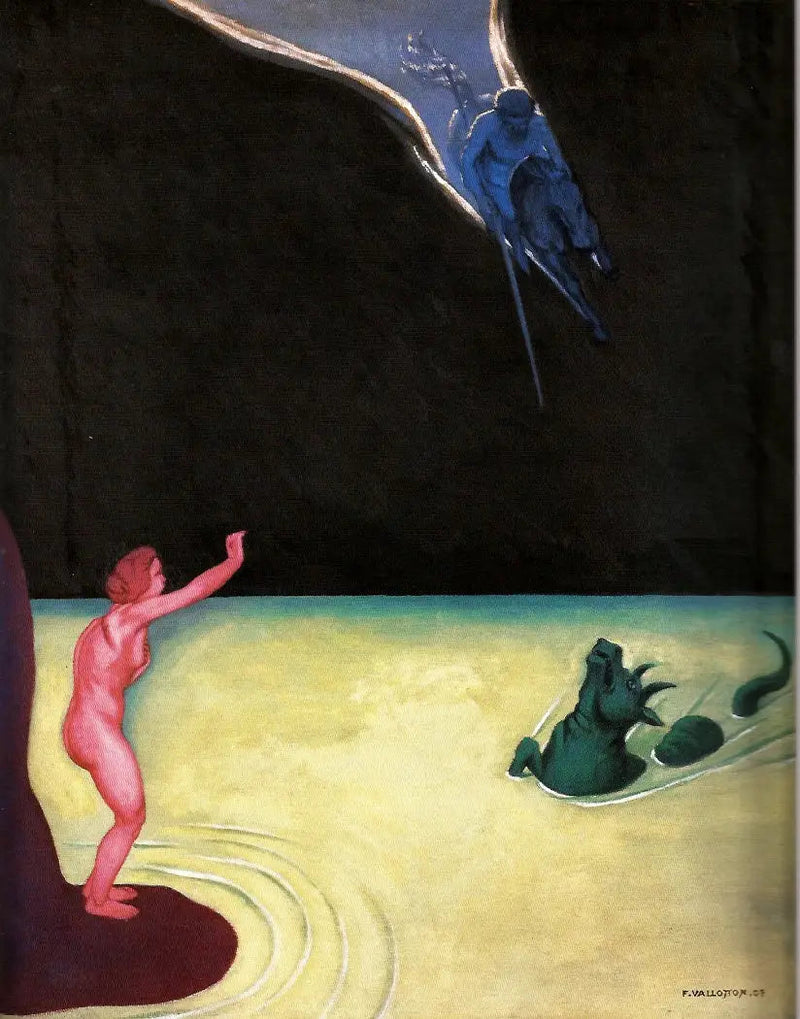 Andromeda staand en Perseus - Félix Vallotton

Source:
Andromède debout et Persée - Félix Vallotton