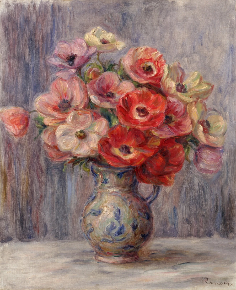 Anemonen - Pierre-Auguste Renoir