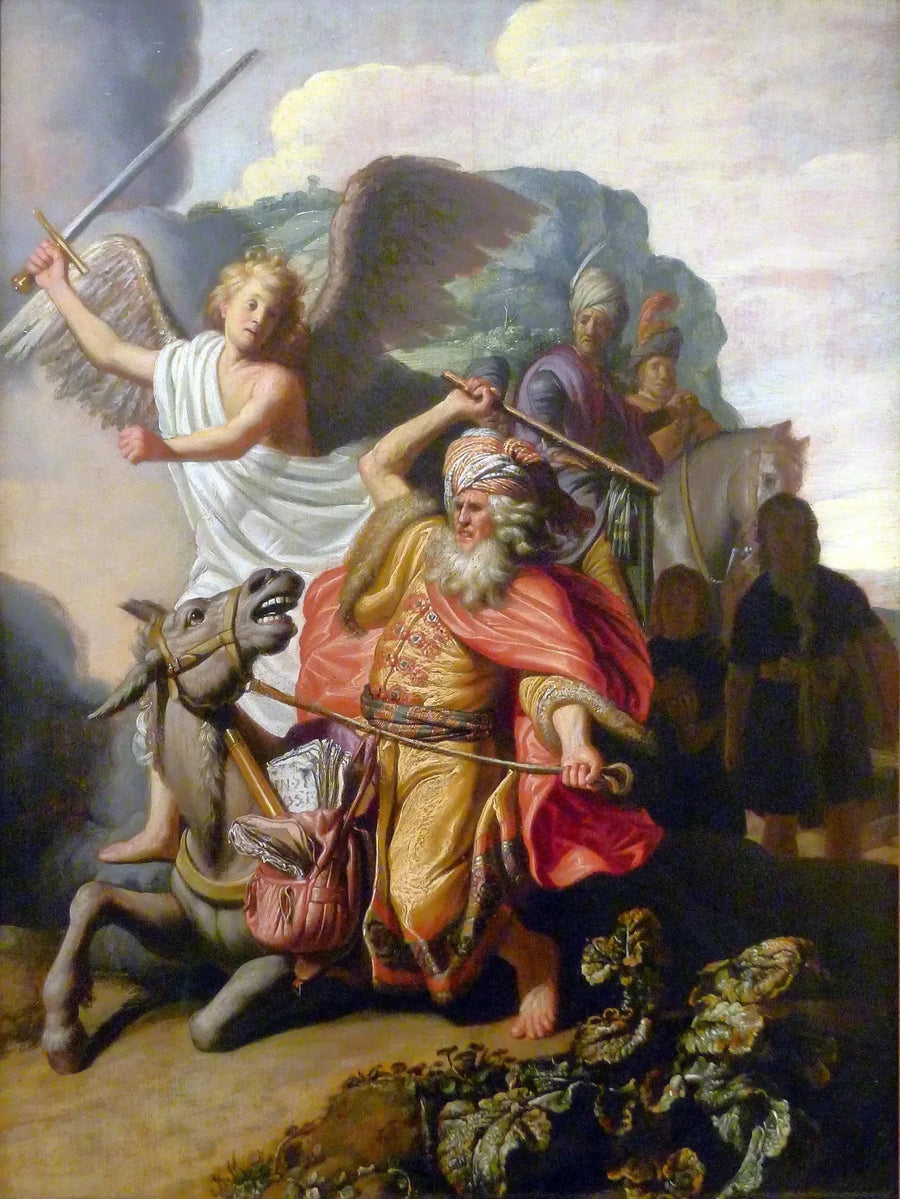 De Ezel van Bileam - Rembrandt