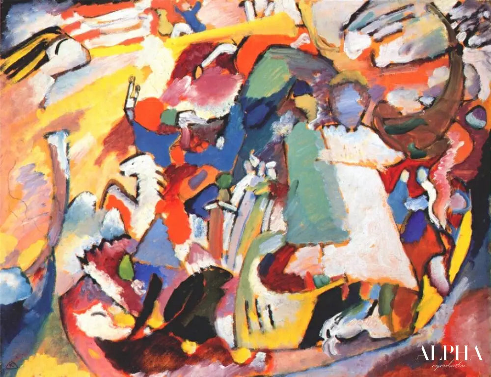 Ange du Jugement dernier 1911 - Vassily Kandinsky - Reproductions de tableaux et peintures haut de gamme