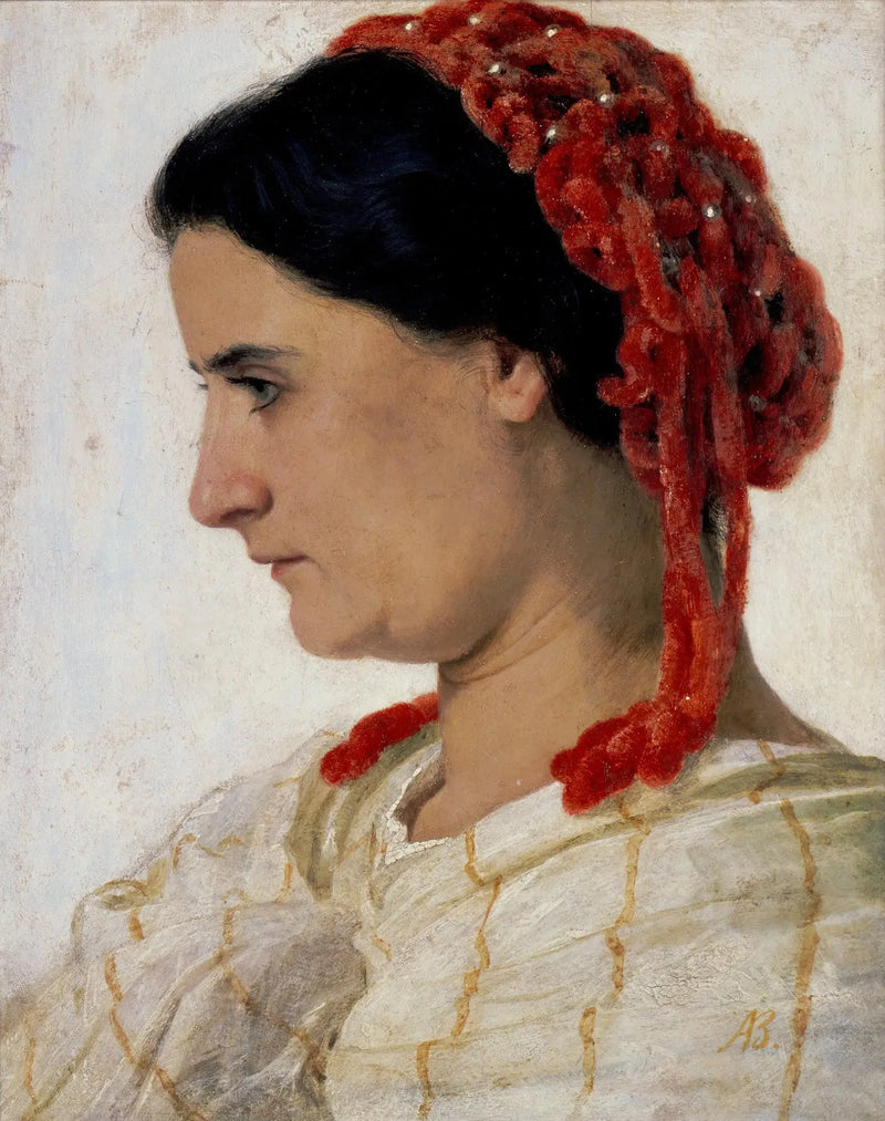 Angela Böcklin met een rood haarbandje - Arnold Böcklin

Source:
Angela Böcklin avec un filet à cheveux rouge - Arnold Böcklin