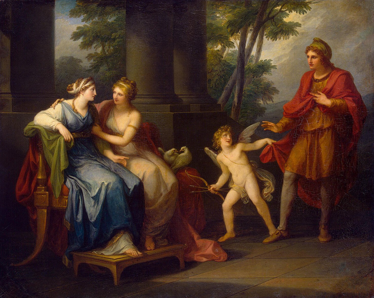 Vénus persuadant Hélène d’aimer Pâris - Angelica Kauffmann