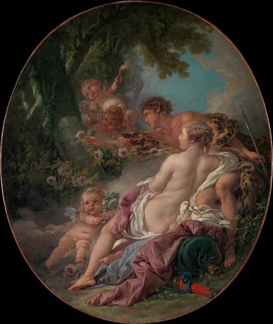 Angélique en Médor - François Boucher