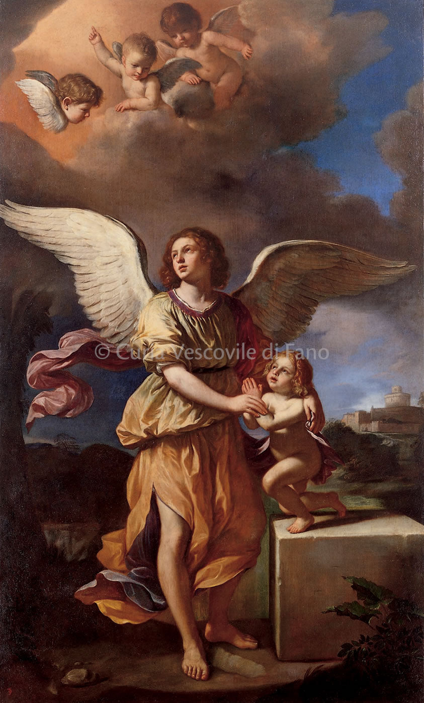 Angelo custode - Guercino image 1 reproduction réalisée par Alpha Reproduction