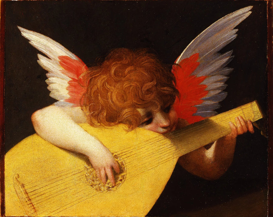 Engel die luit speelt - Rosso Fiorentino