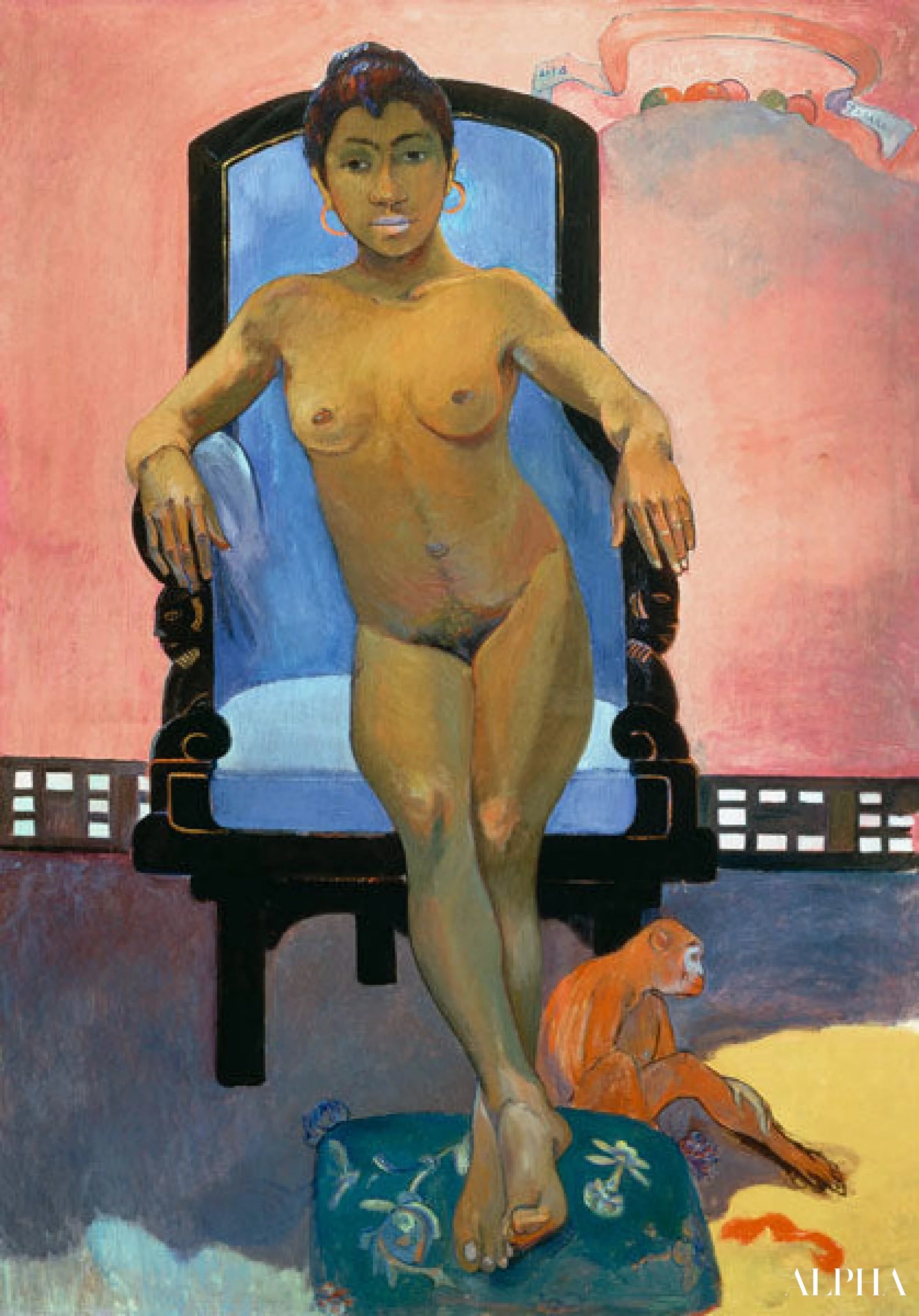 Annah, de Javaanse - Paul Gauguin - Reproducties van schilderijen en hoogwaardige schilderijen