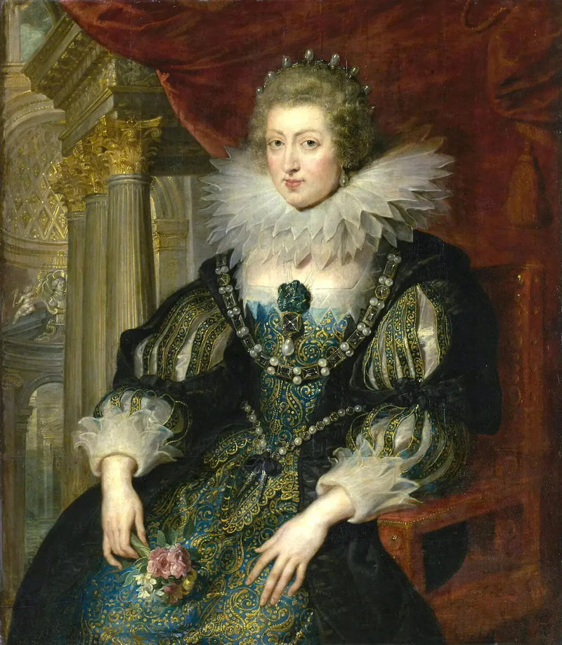 Anna van Oostenrijk, koningin van Frankrijk - Peter Paul Rubens