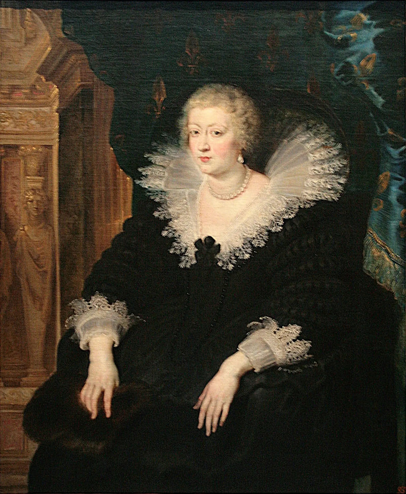 Anna van Oostenrijk, koningin van Frankrijk - Peter Paul Rubens