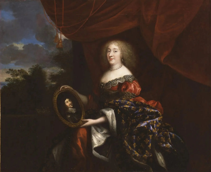 Anne-Marie-Louise d'Orléans (1627-1693), hertogin van Montpensier, bekend als de Grote Mademoiselle - Jean Nocret