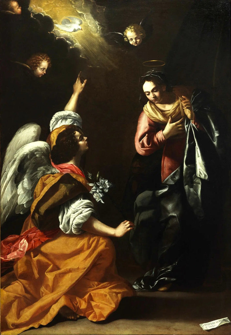 Aankondiging - Artemisia Gentileschi