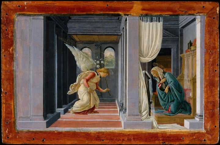De aankondiging, circa 1490 - Sandro Botticelli