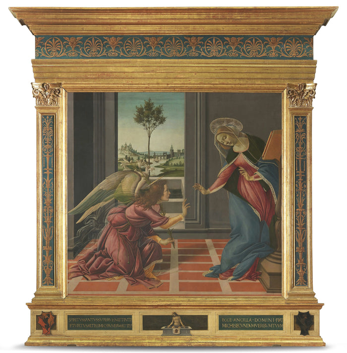 De aankondiging van Cestello, 1489-1490 - Sandro Botticelli