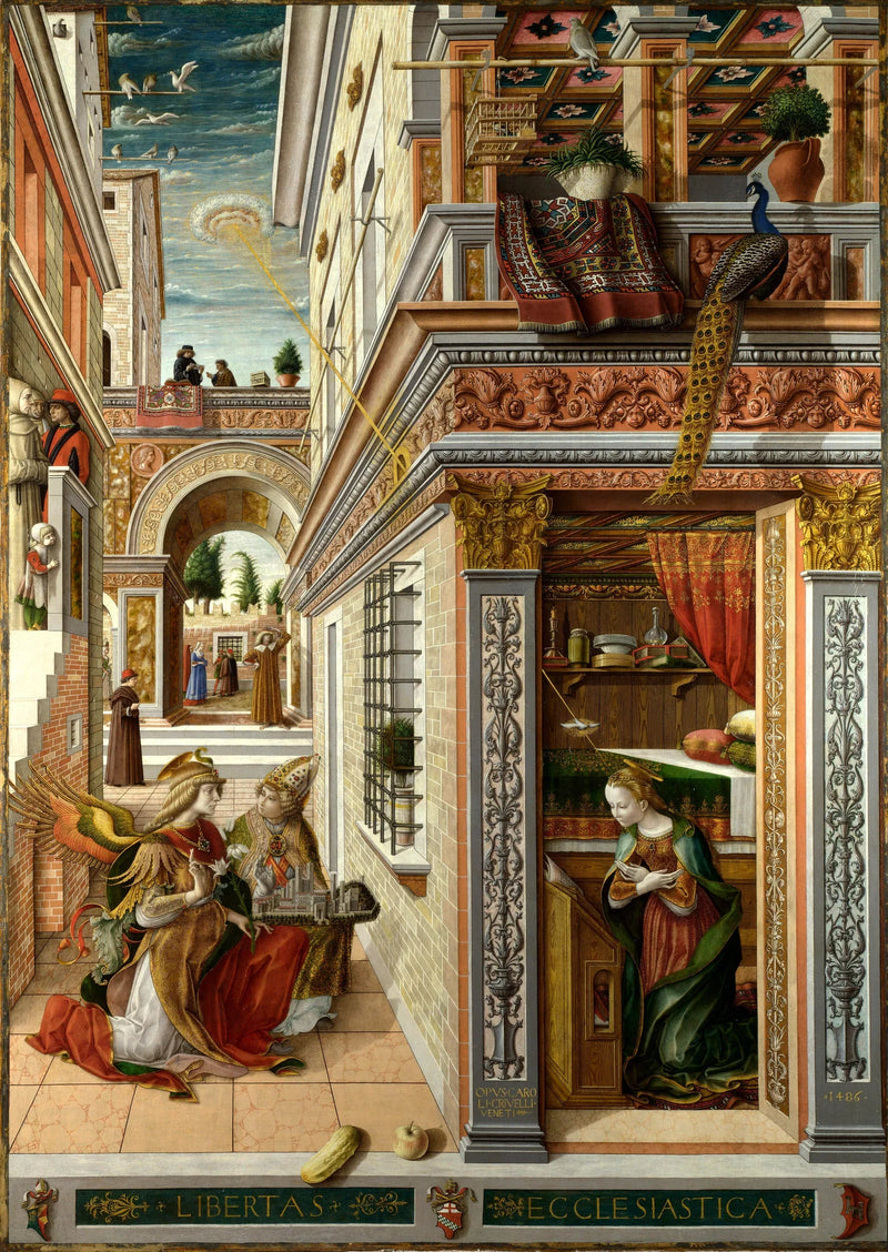 Aankondiging van Ascoli - Carlo Crivelli