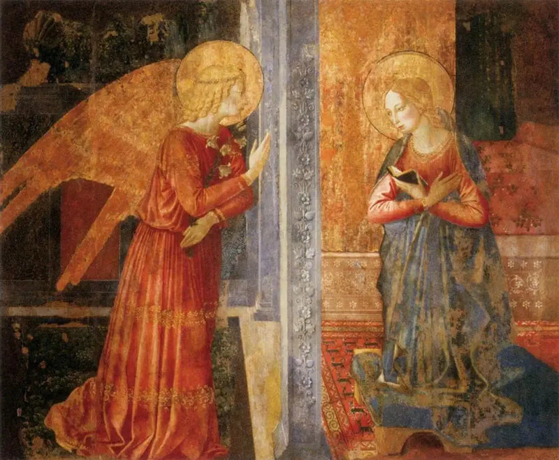 Aankondiging van San Domenico - Benozzo Gozzoli