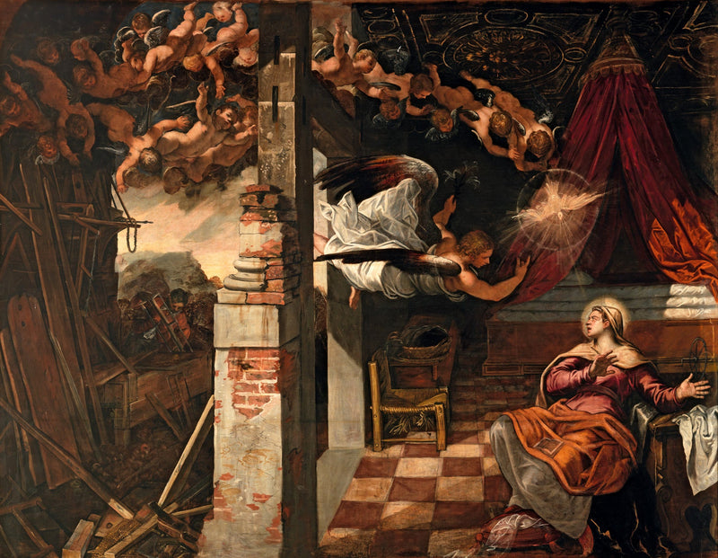 Aankondiging - Jacopo Tintoretto