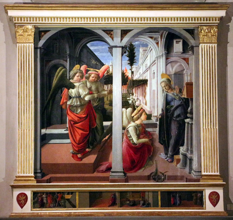 Aankondiging Martelli - Fra Filippo Lippi