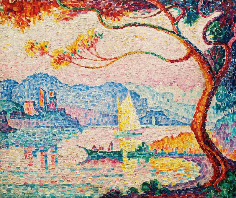 Antibes. Kleine Haven van Bacon - Paul Signac