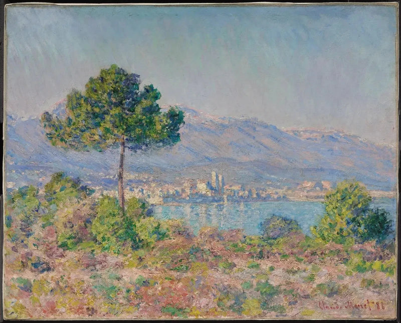 Antibes, uitzicht op het Notre-Dame plateau W1172 - Claude Monet