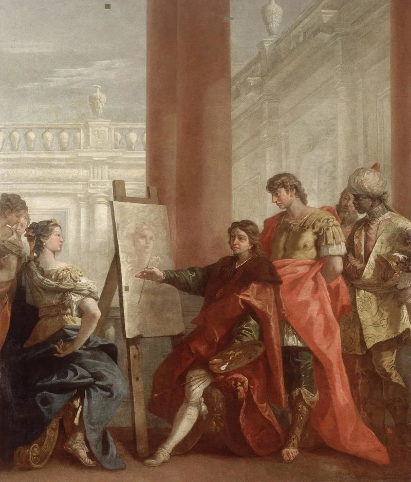 Apelles schildert Campaspa - Sebastiano Ricci