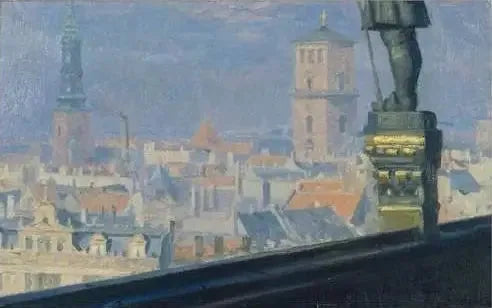 Overzicht van Københavns Rådhus - Peder Severin Krøyer