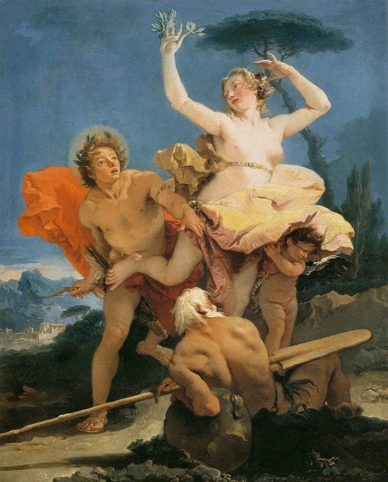 Apollon en Daphne - Giovanni Battista Tiepolo