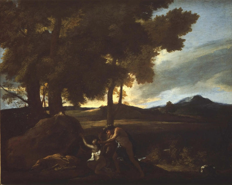 Apollon en Daphne - Nicolas Poussin