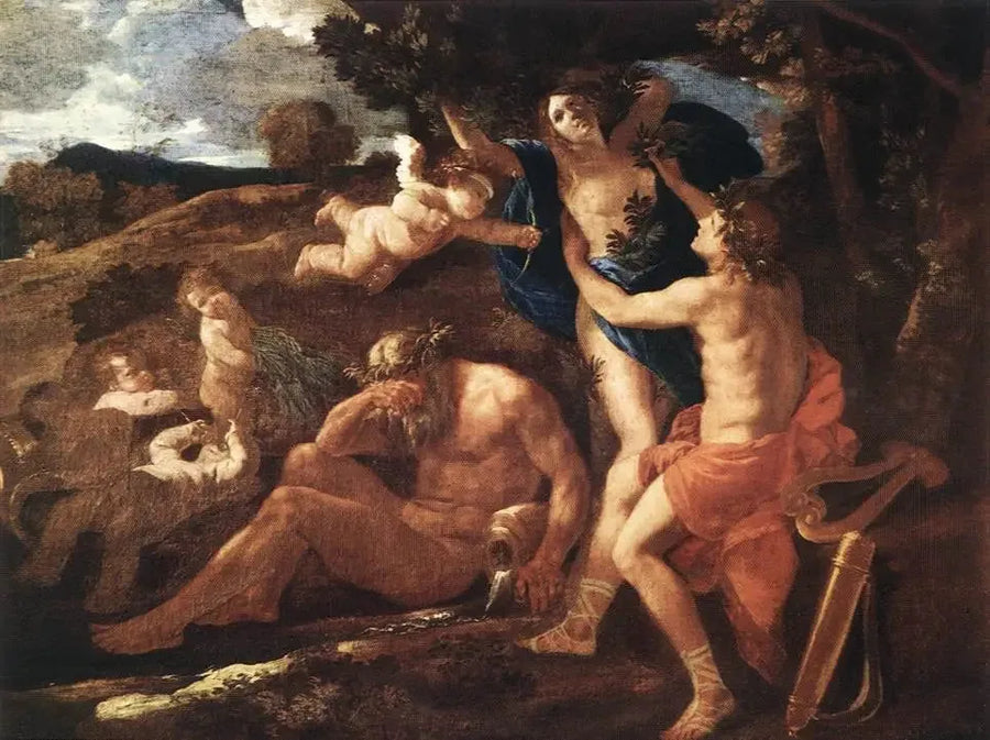 Apollon en Daphne - Nicolas Poussin