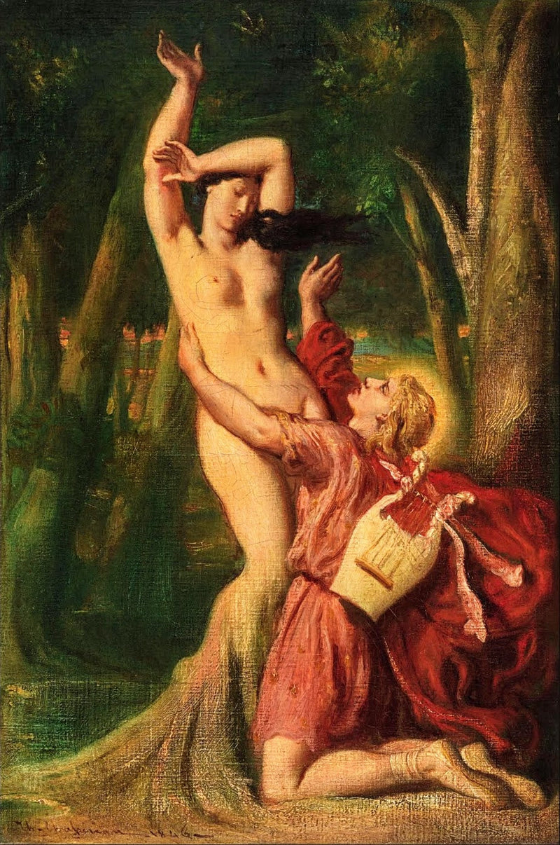 Apollon en Daphne - Théodore Chassériau