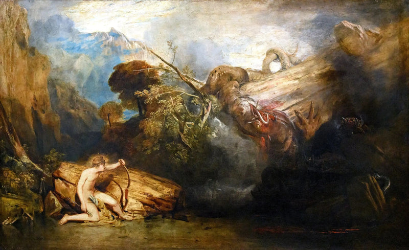 Apollon en de python - J. M. W. Turner