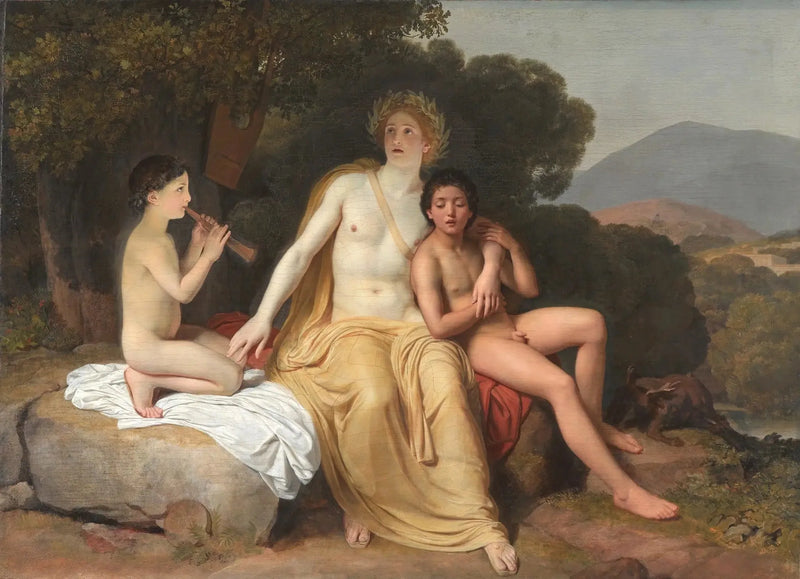 Apollon, Hyacinthe en Cyparisse die muziek maken en zingen - Alexandre Ivanov

Source:
Apollon, Hyacinthe et Cyparisse faisant de la musique et chantant - Alexandre Ivanov