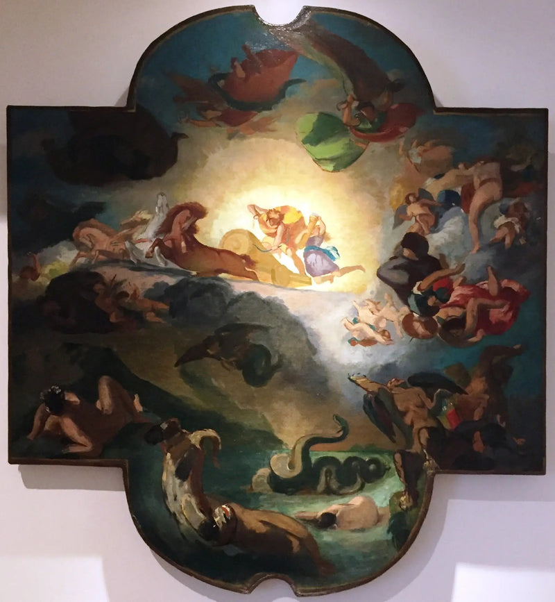 Apollon winnaar van de Python-slang - Odilon Redon