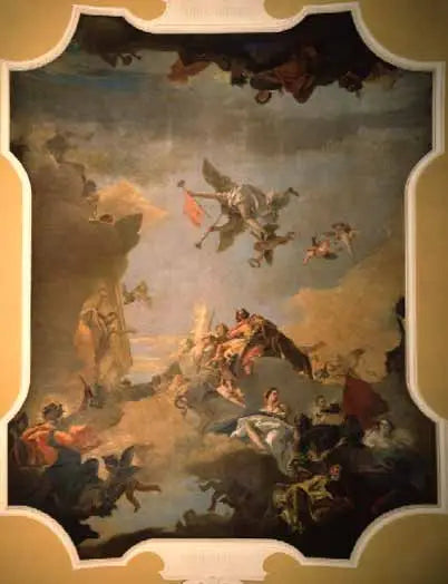 Apothéose van Angelo della Vecchia - Giovanni Battista Tiepolo