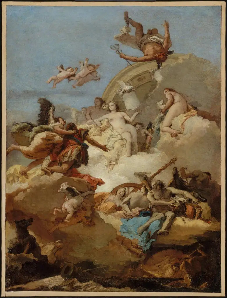 Apotheose van Eneas - Giovanni Battista Tiepolo
