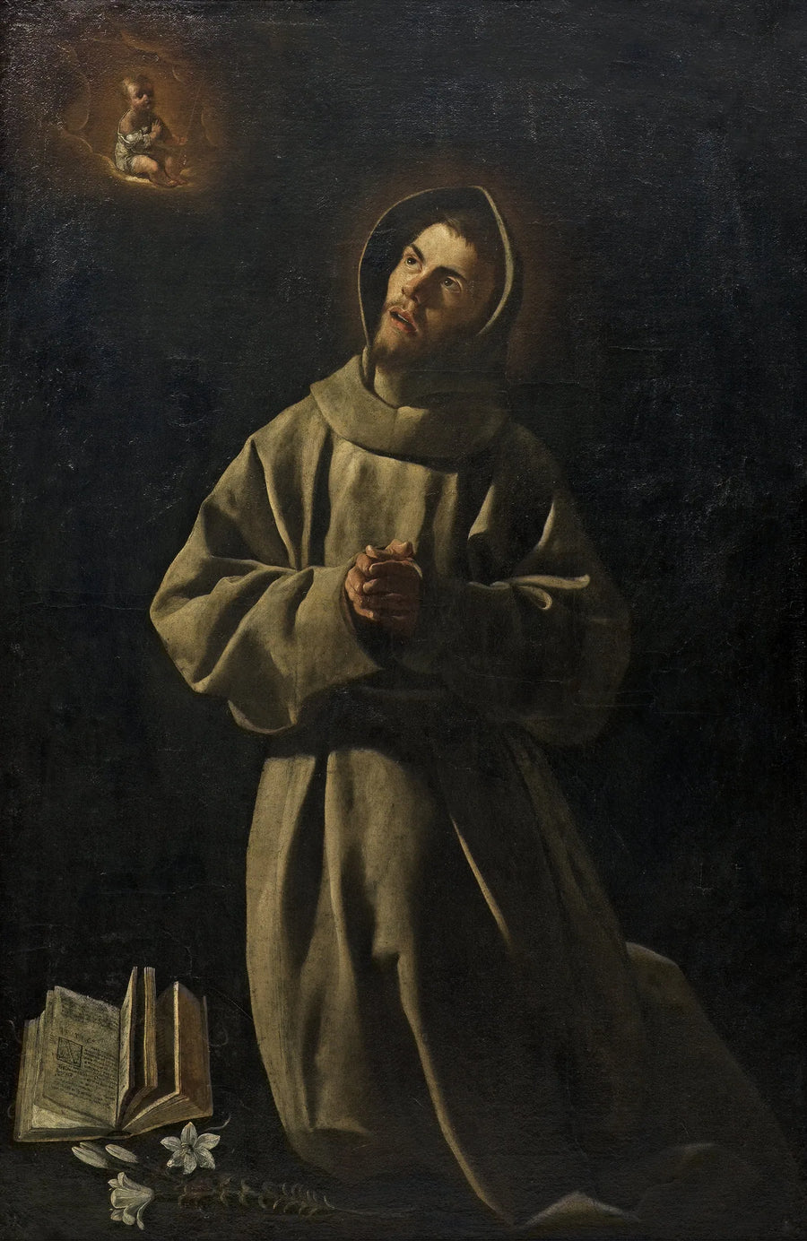 Aankondiging van het Kind Jezus aan Sint-Antonius van Padua - Francisco de Zurbarán