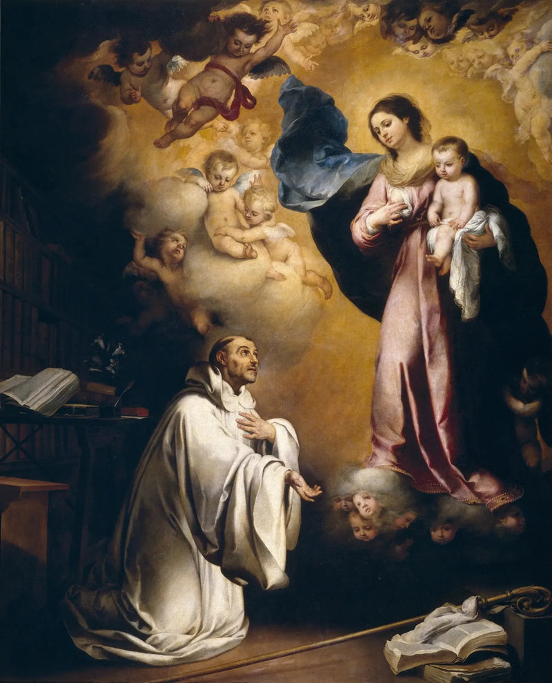 verschijning van de Maagd Maria aan Sint Bernard - Bartolomé Esteban Murillo

Source:
Apparition de la Vierge Marie à Saint Bernard - Bartolomé Esteban Murillo