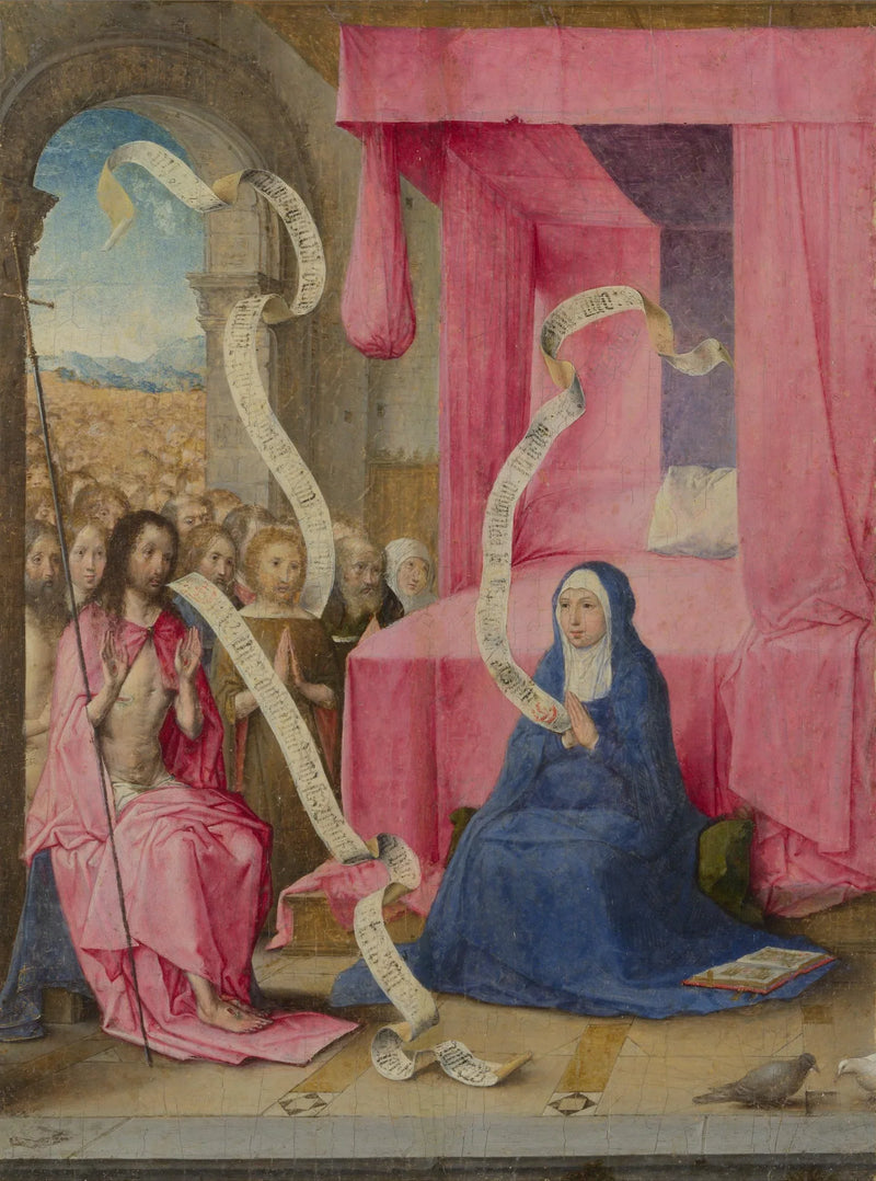 Aankondiging van Christus aan de Maagd - Juan de Flandes