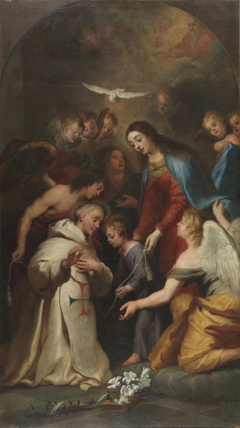 L'Apparition de la Vierge à Simón de Rojas - Gaspard de Crayer